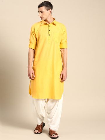 Yellow Pathani Style...