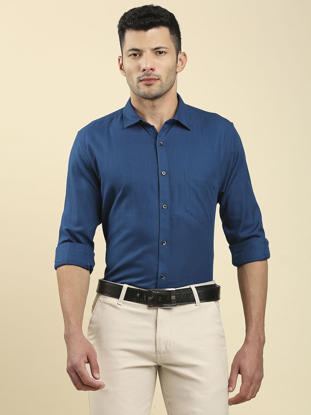 MANCREW Formal Pants for men - Formal Trousers Combo - Blue, Dark Grey