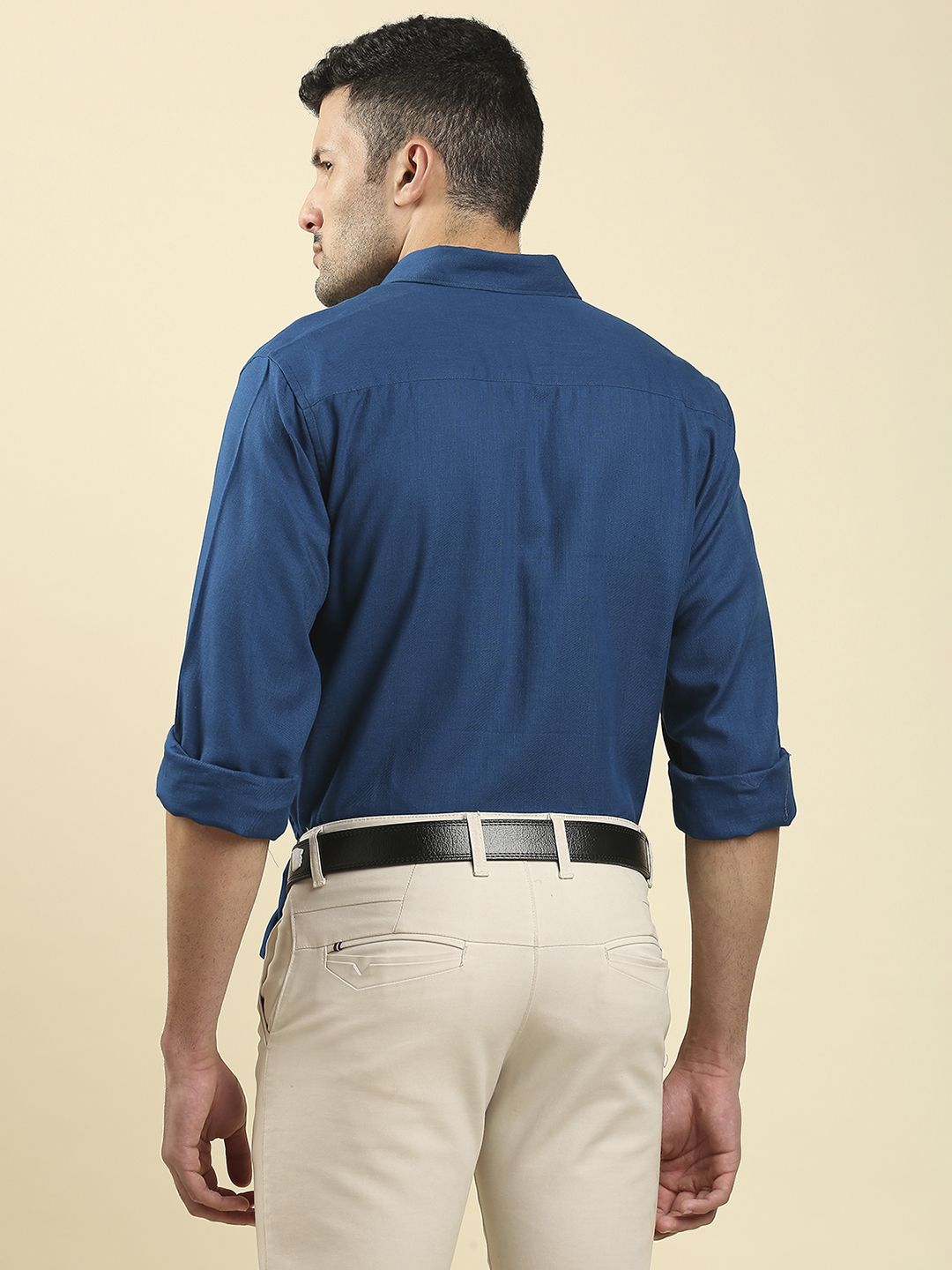 Regular Fit Resort shirt - Navy blue - Men | H&M IN
