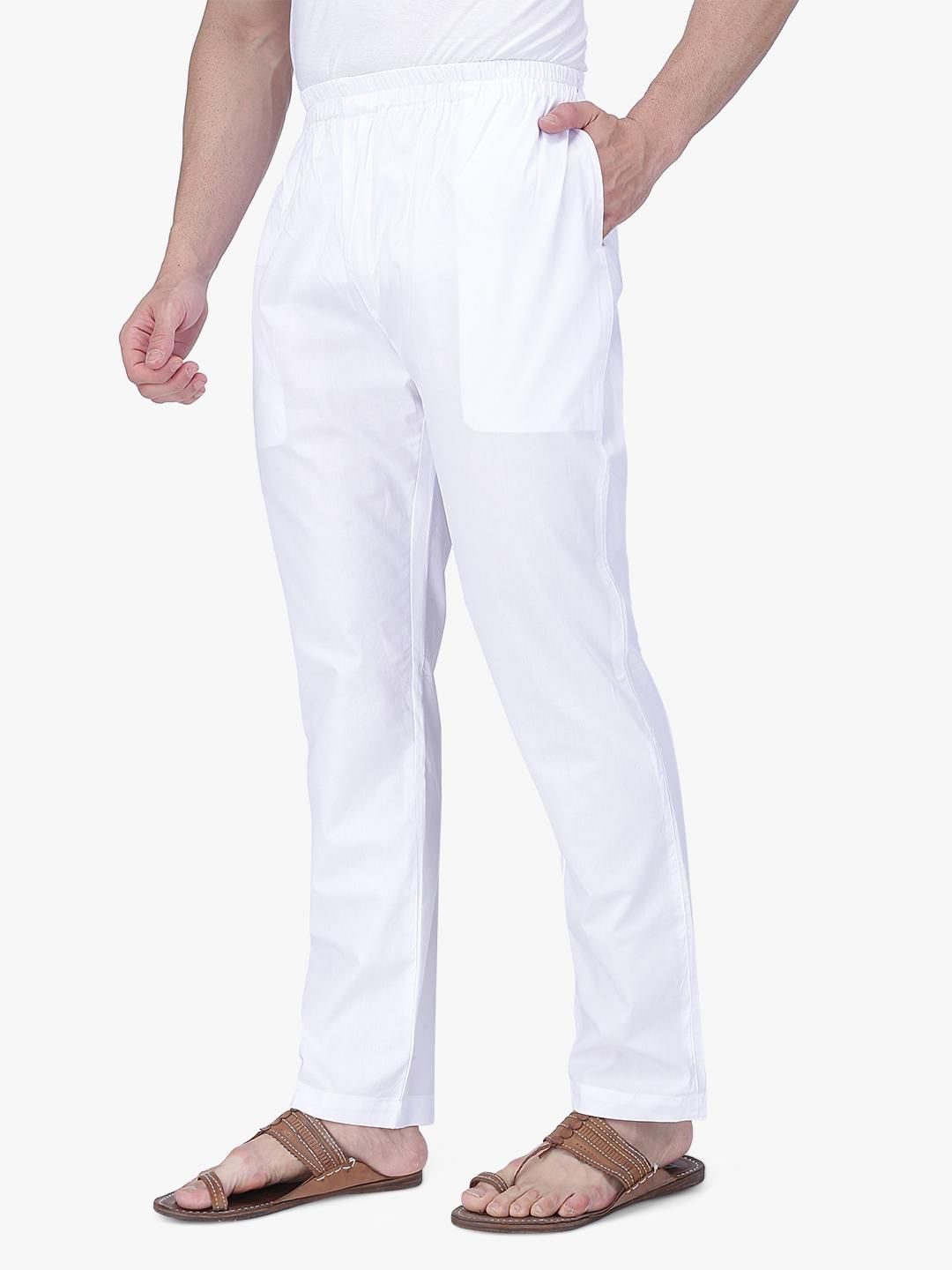 Sporty & Rich: White Serif Pyjama Pants | SSENSE