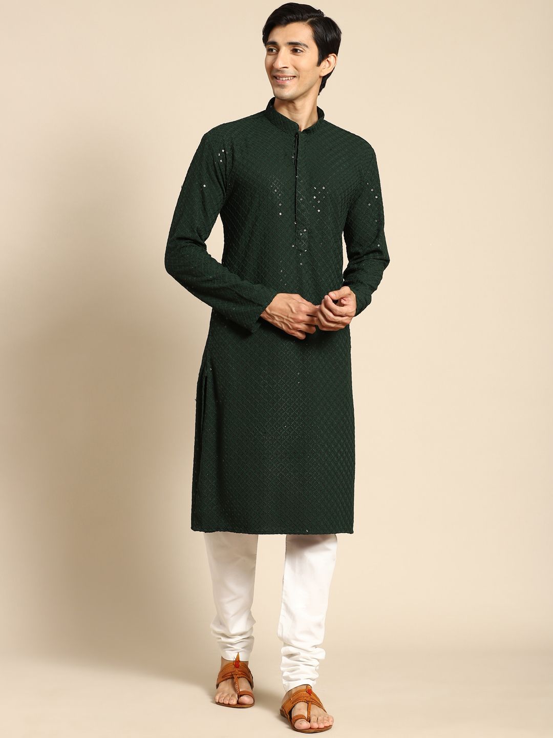 Buy Size 46 Sky Blue Chikankari Lucknowi Georgette Men Kurta Pajama Set  With Lining Chikhankari Kurtas Mens Ethnic Wear Kaash Kurtas Online in  India - Etsy